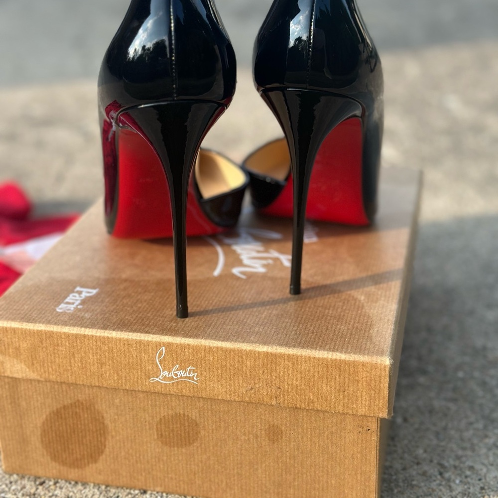 Christian Louboutin Black Stiletto Heels - Picture 3 of 10